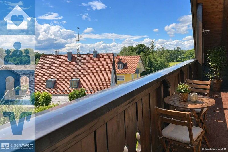 Dachgeschosswohnung mit Weitblick und großzügigem Hobbyraum